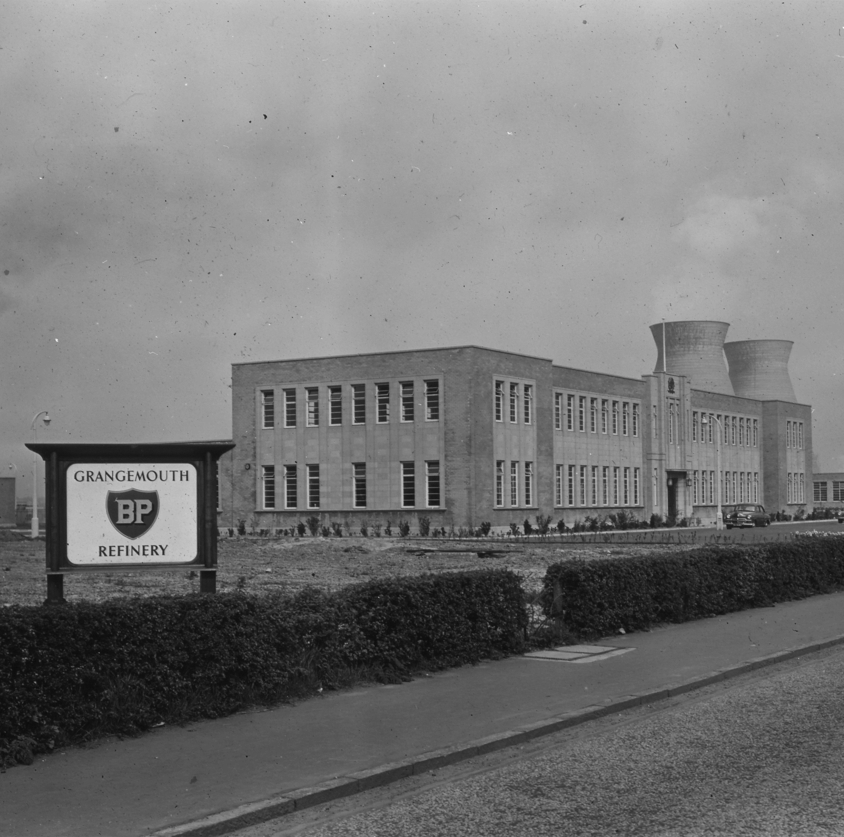 View of Grangemouth Refinery frontage