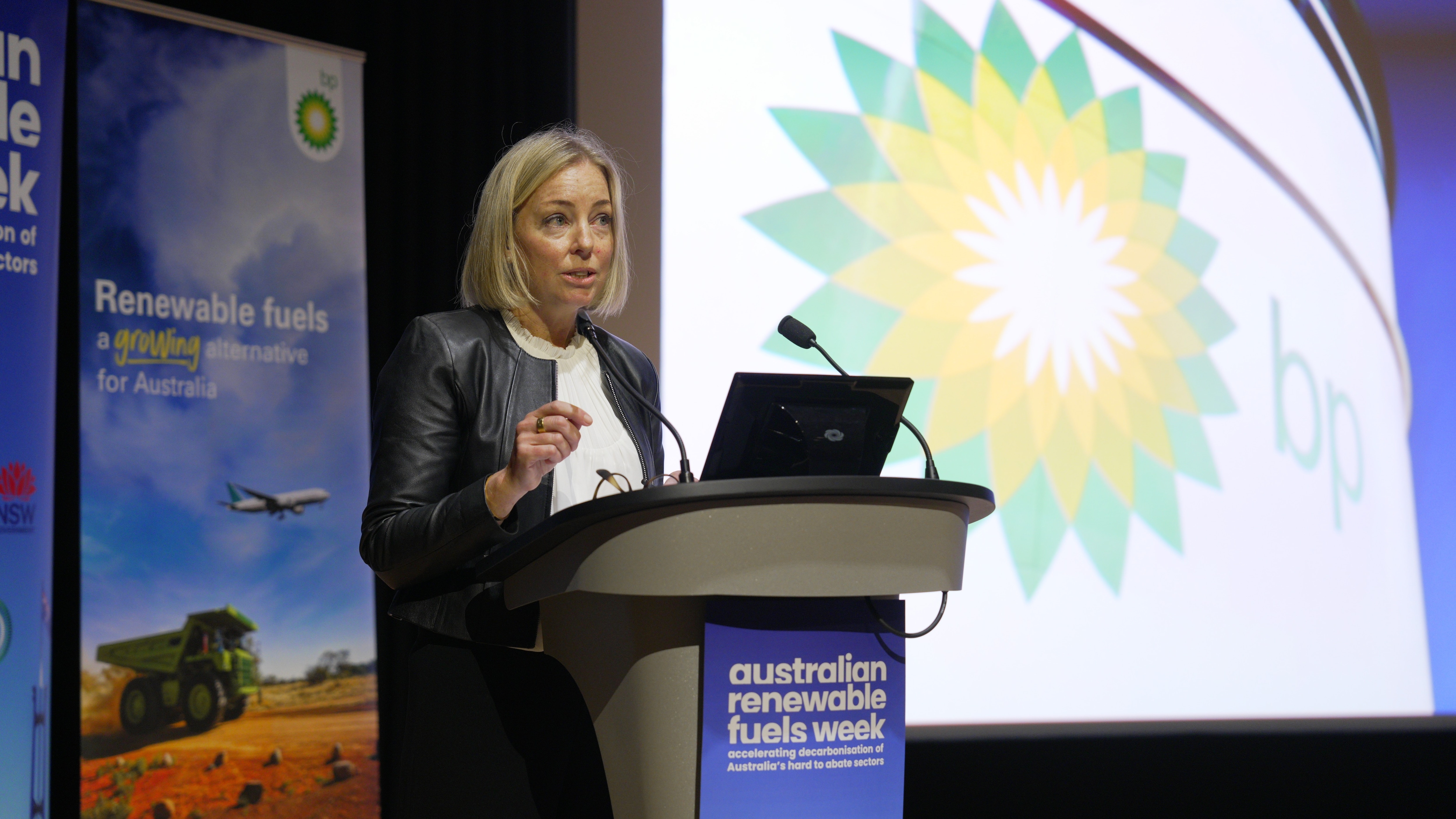 Lisa Archbold speaking at Australian Renewable Fuels Week 2024