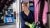 A woman pumps gas into a truck at a TravelCenters of America station